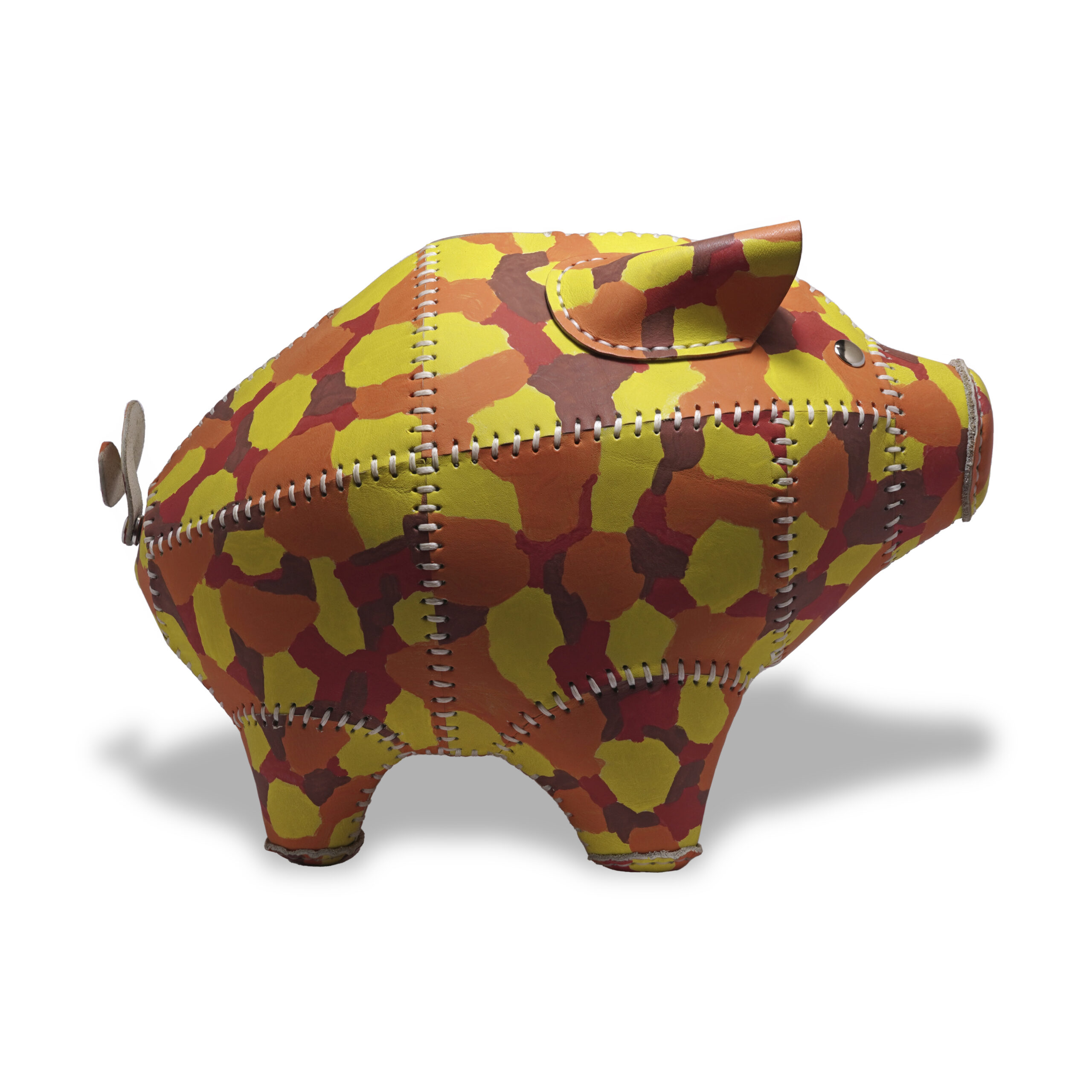 Piggy Bank – Ống Heo Da Thật