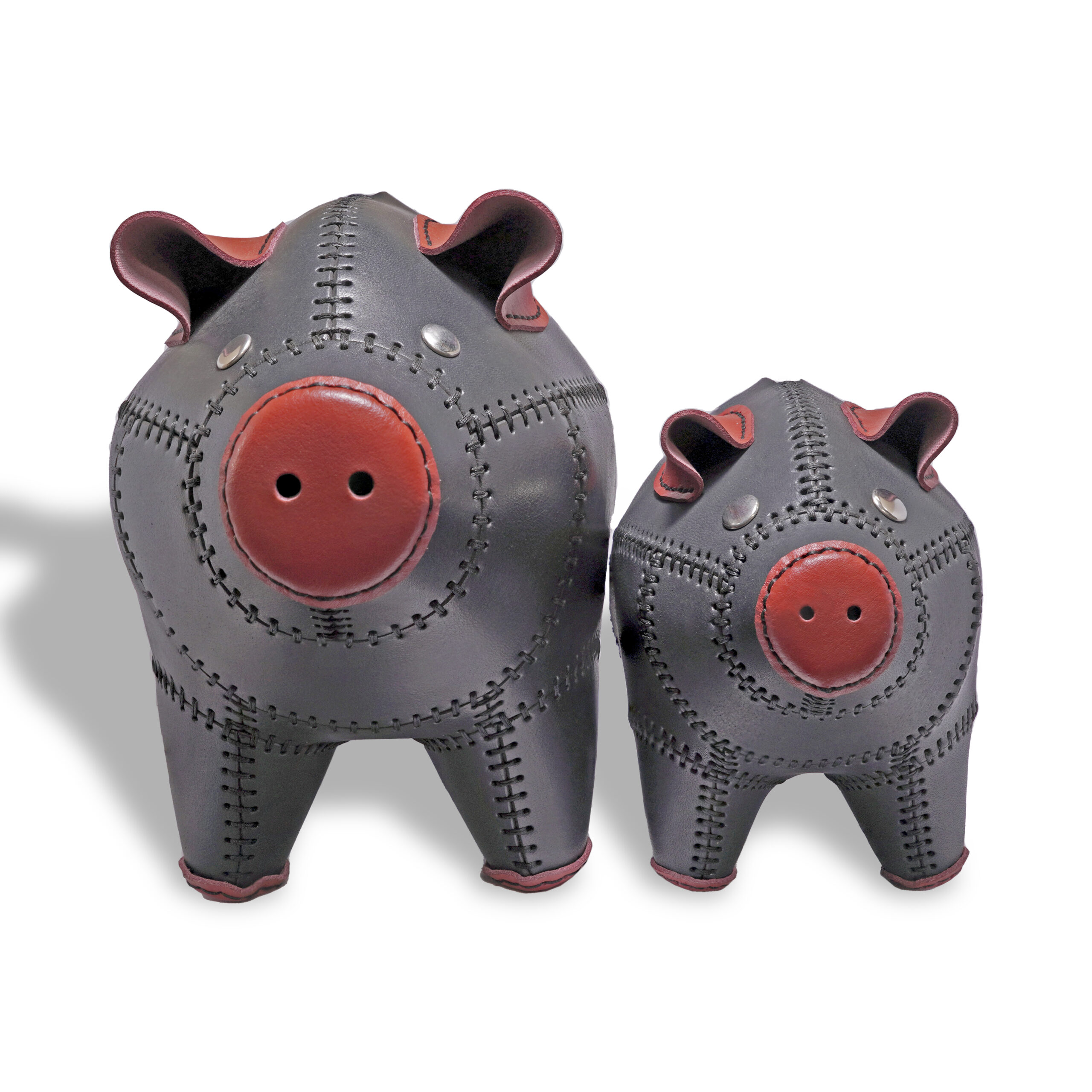 Piggy Bank - Ống Heo Da Thật - Ảnh 7