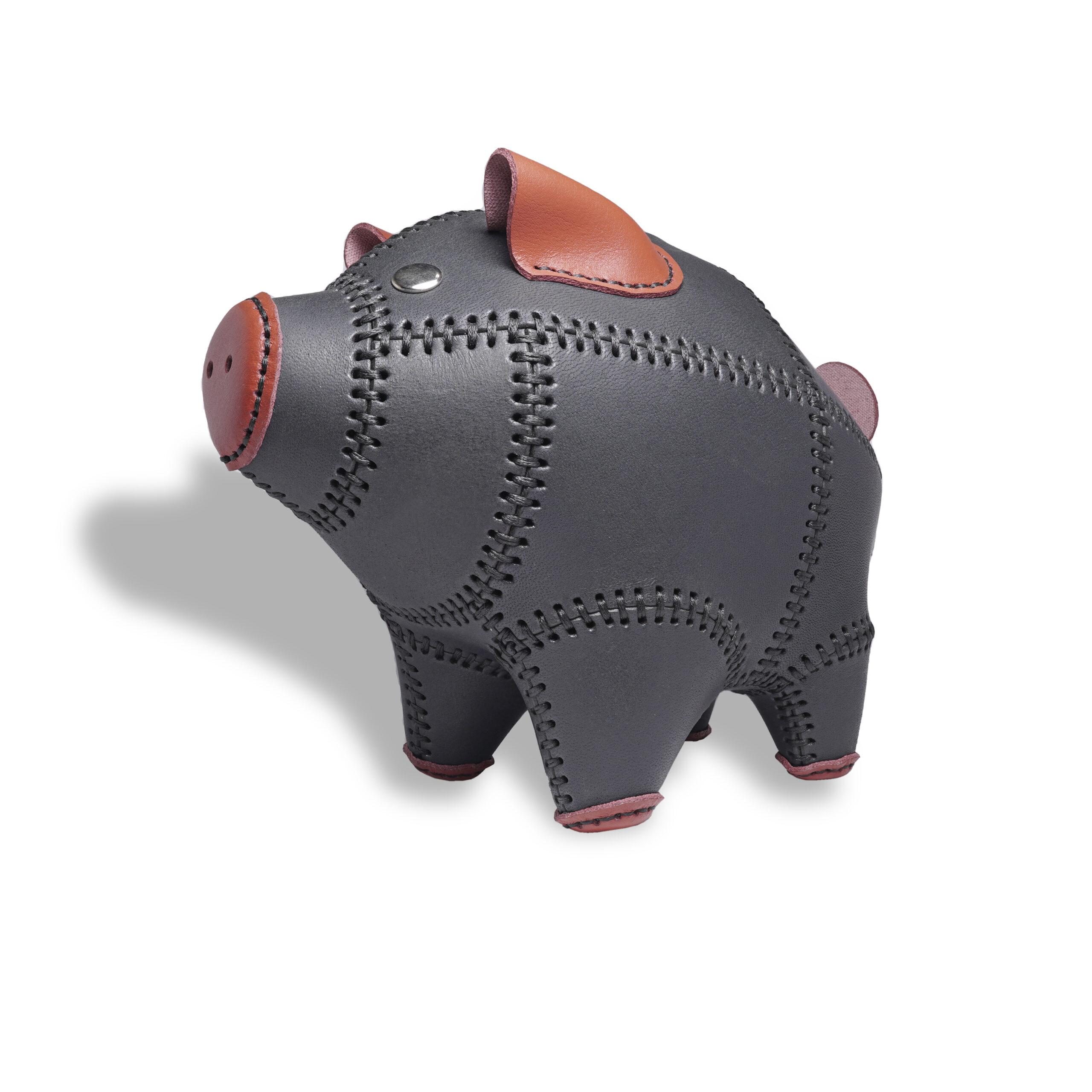 Piggy Bank Mini – Ống Heo Da Thật - Ảnh 4