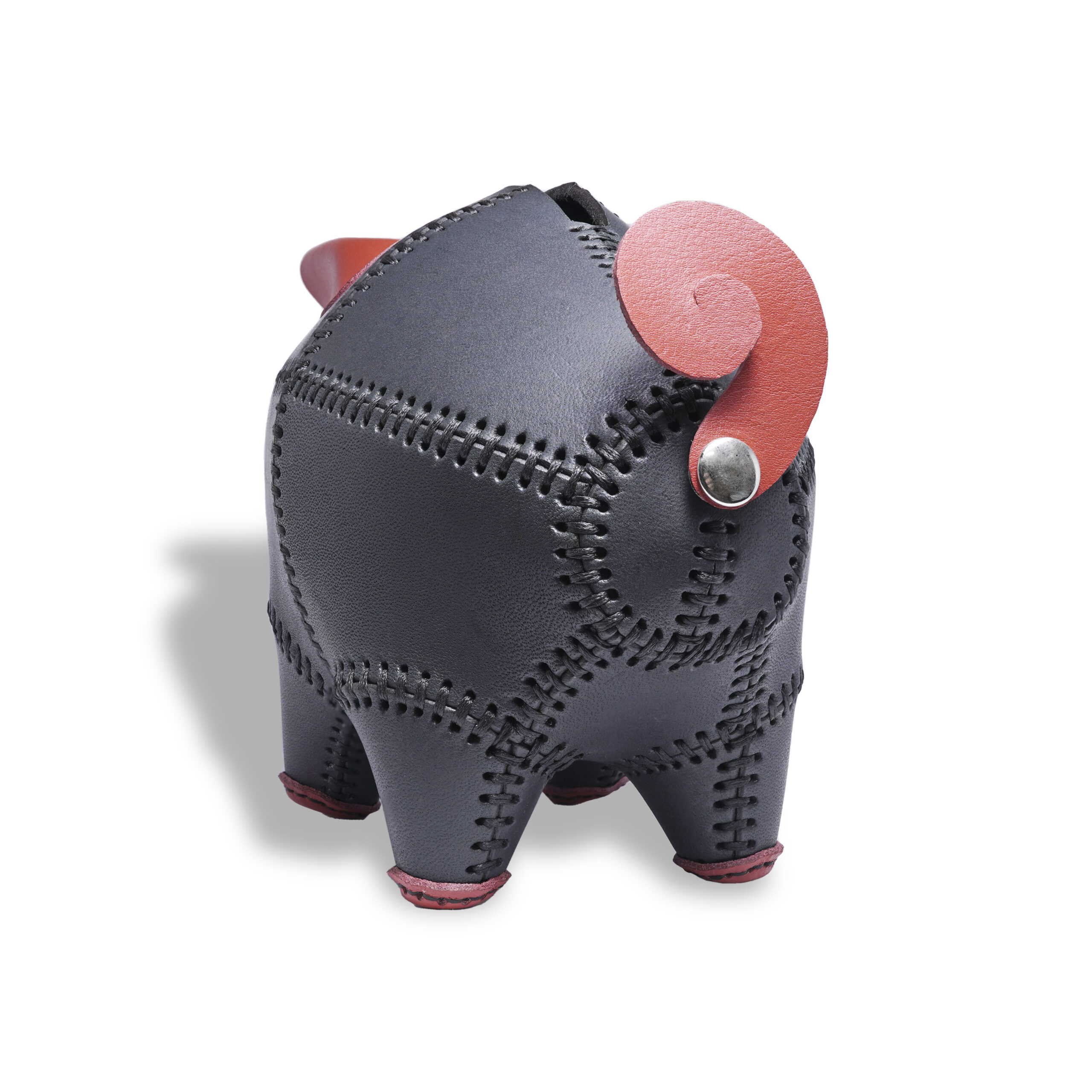 Piggy Bank Mini – Ống Heo Da Thật - Ảnh 5
