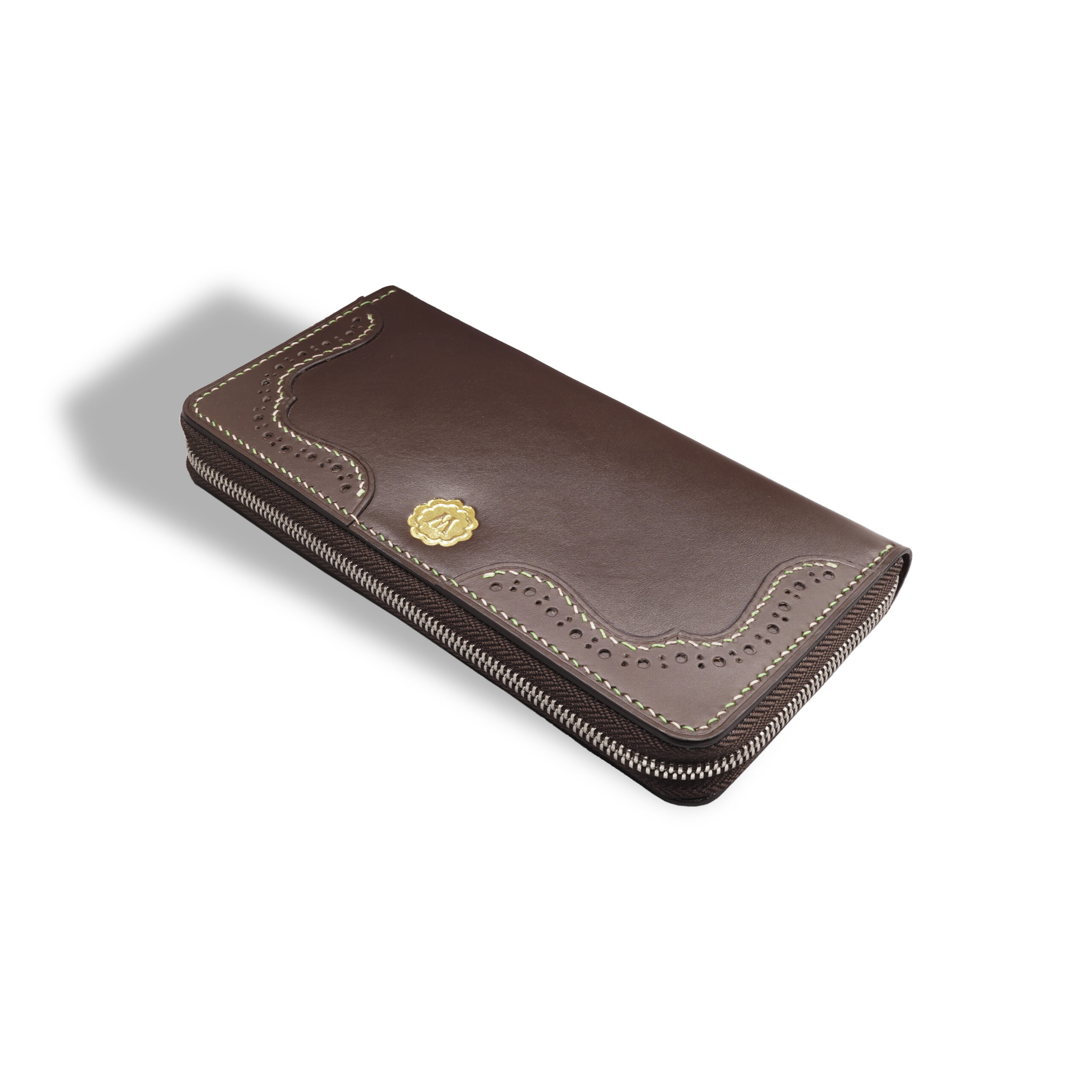 Brogues Long Wallet - Handmade - Ảnh 3