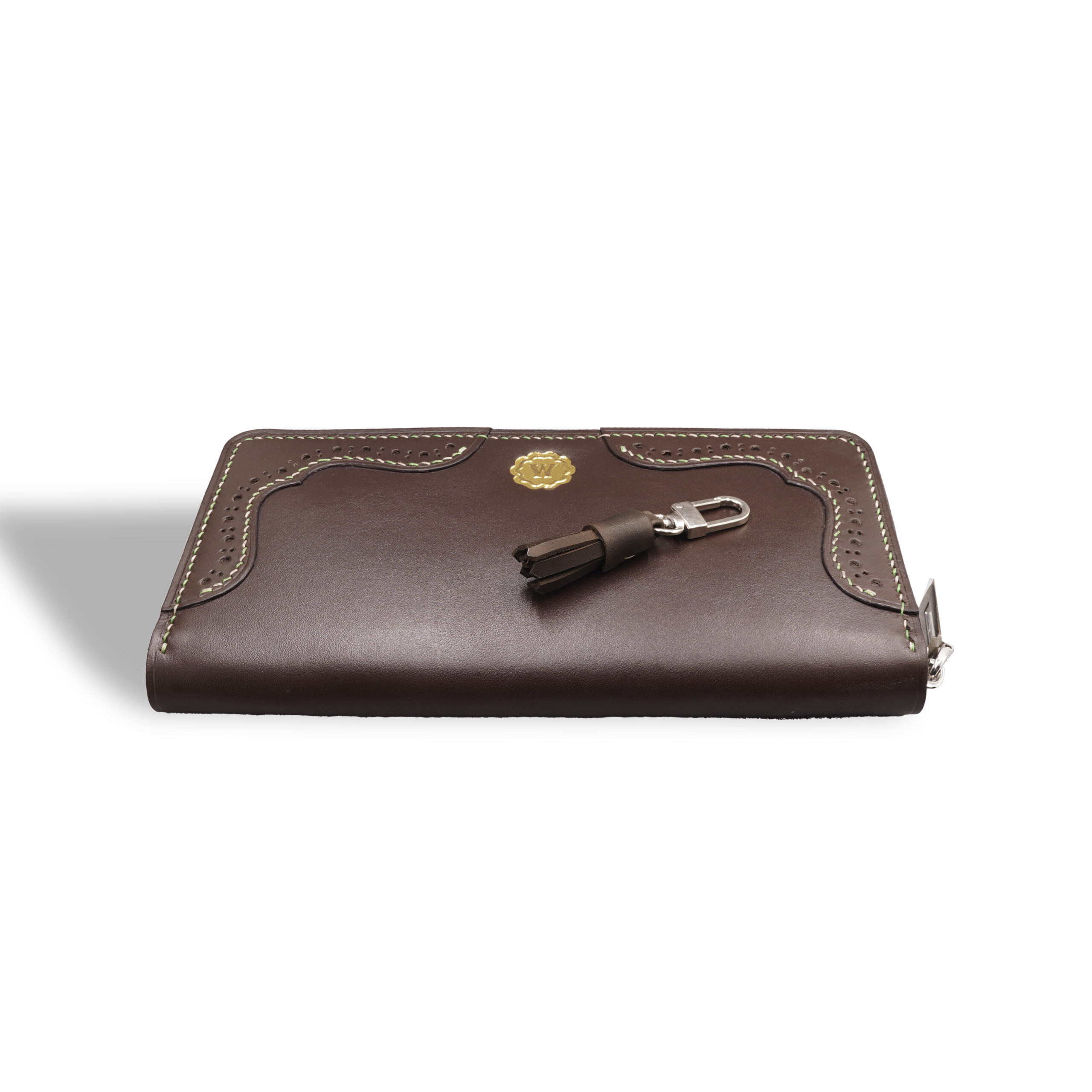 Brogues Long Wallet - Handmade - Ảnh 4