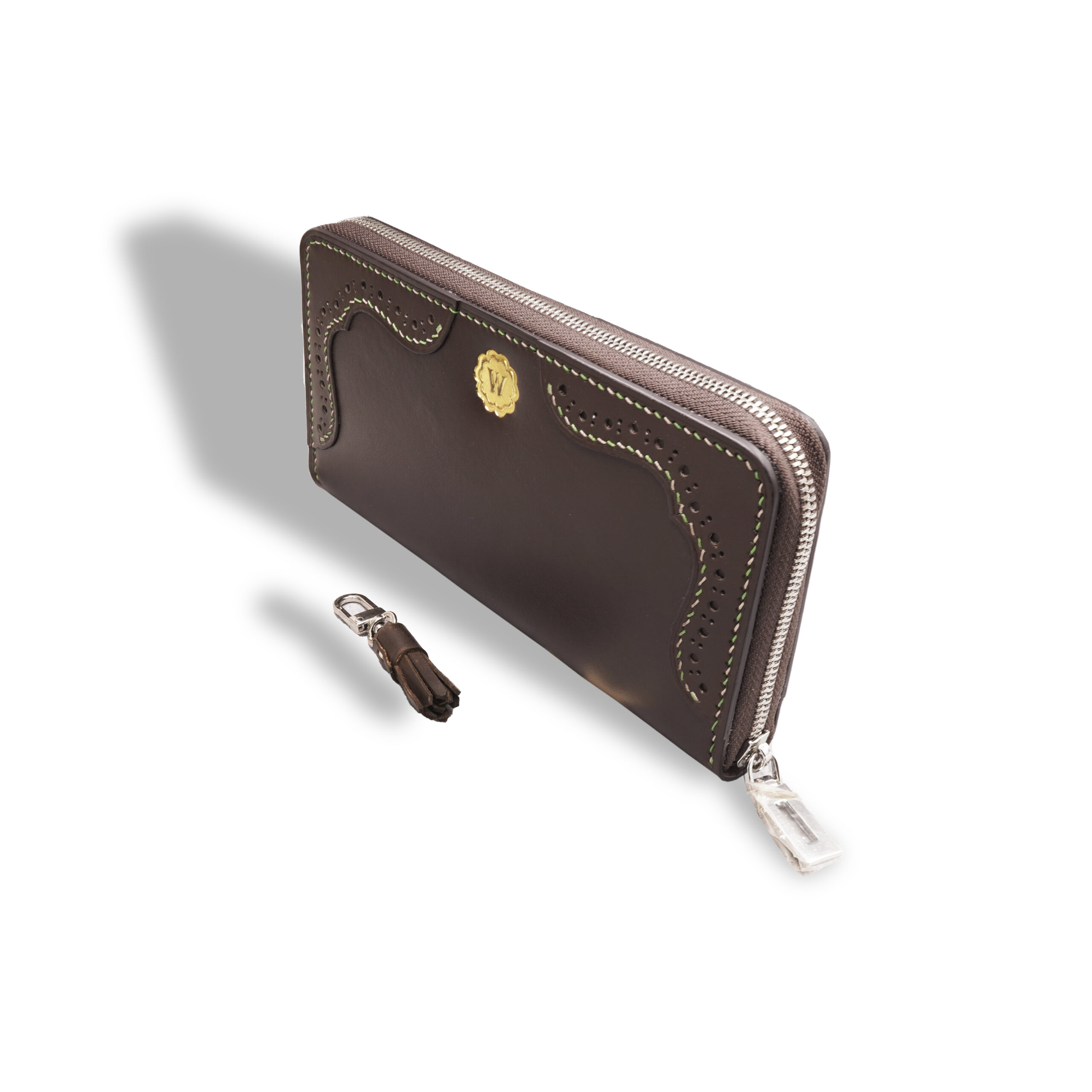 Brogues Long Wallet - Handmade - Ảnh 2